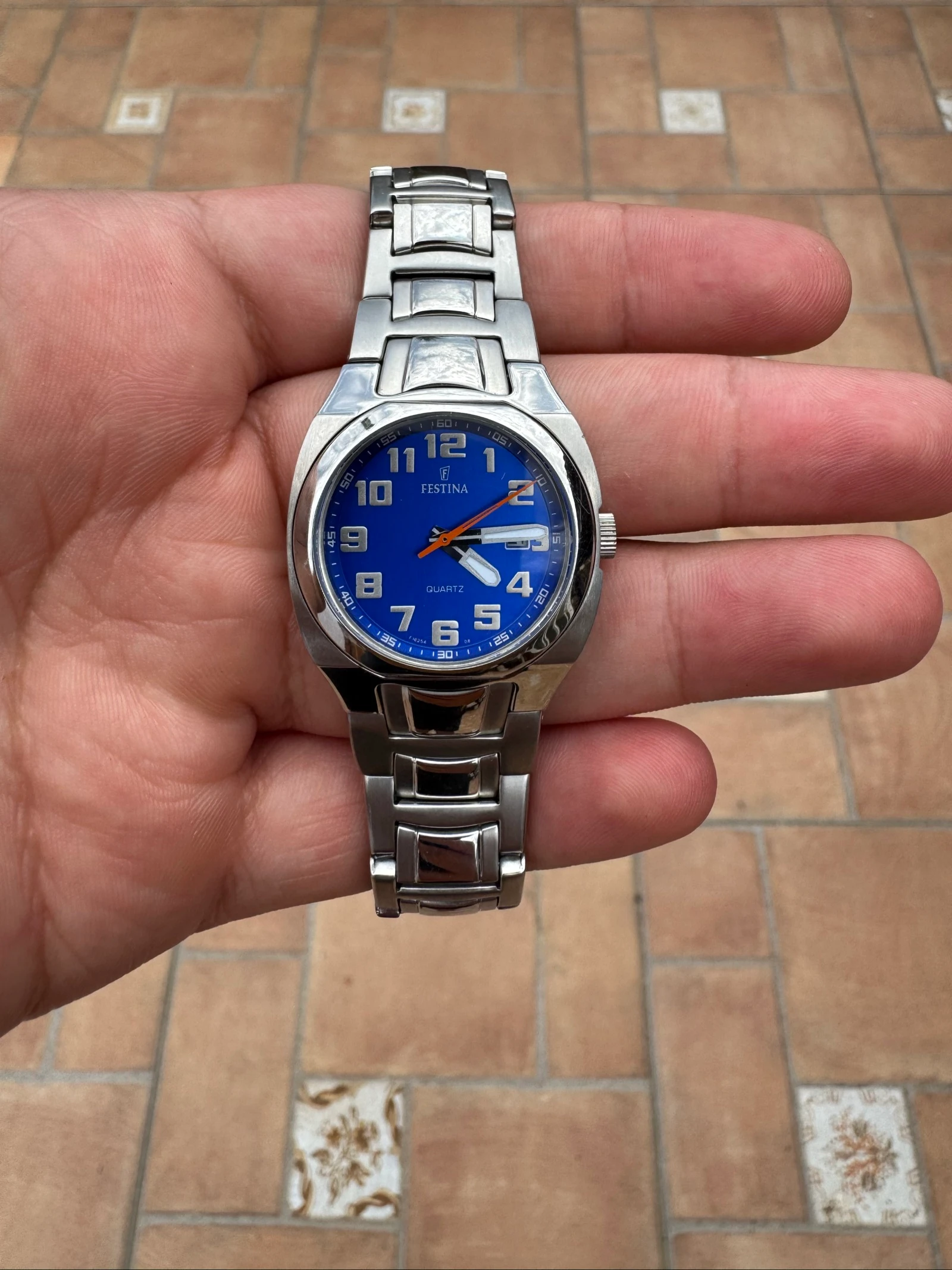 Festina azul reloj vintage sin pila